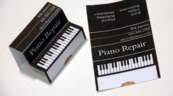 Piano Repair Business Card