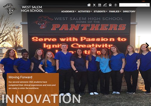 Webteam revamps West Salem School District website