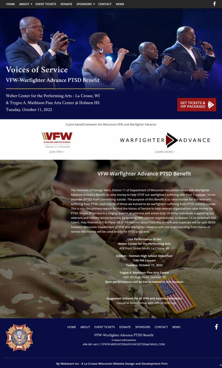 VFW-Warfighter Advance PTSD Benefit screenshot
