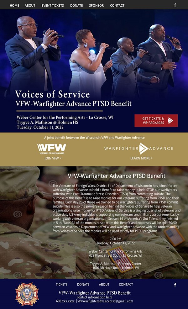 VFW Warfighter Advance PTSD Benefit