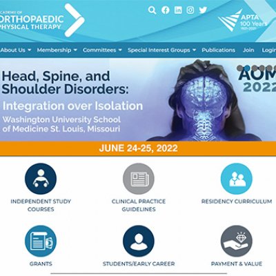 Academy of Orthopaedic Physical Therapy Redesign