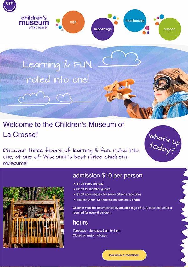 Testimonials - La Crosse Childrens Museum